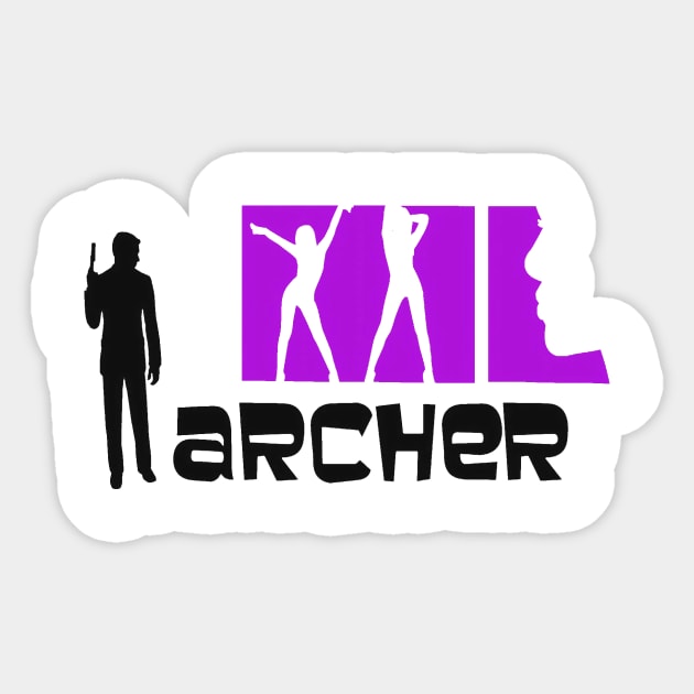 archer logo Sticker by Gsweathers